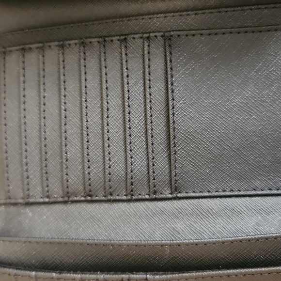 Michael Kors Black Textured Clutch - Picture 4 of 5